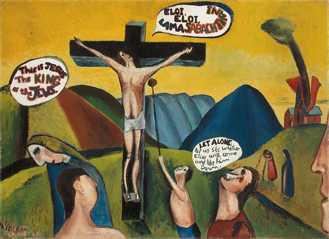 Colin McCahon - Crucifixion according to St Mark