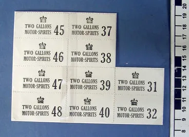 Image: coupon, ration