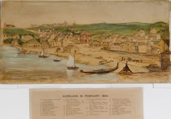 Auckland in February 1844.