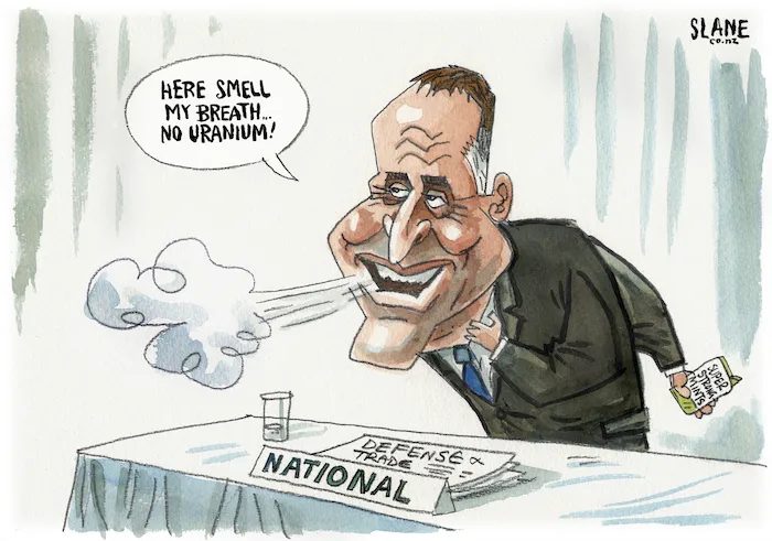 "Here, smell my breath... no uranium!" 8 October, 2007