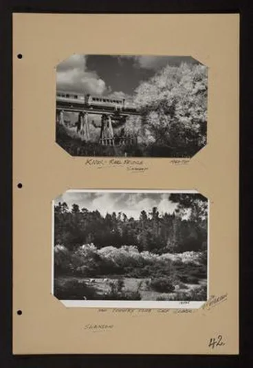 Image: Knox Rail Bridge, Swanson 1960-70s