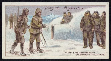 Image: Player's Cigarettes Polar Exploration series, card 5 - Parry and Hoppner's Arctic Expedition