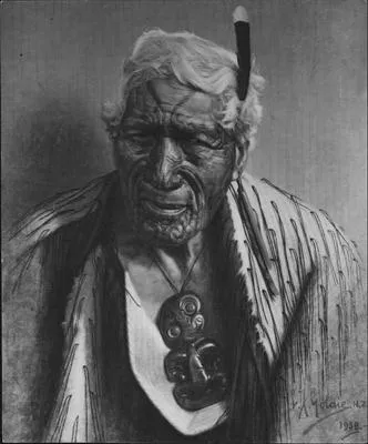 Atama Paparangi. Painted by C.F. Goldie (1870-1947), 1938.