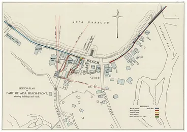 Image: Map of Black Saturday, 28 December 1929, Samoa