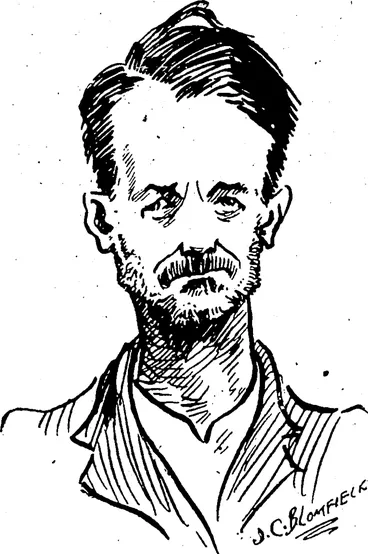 Image: WILLIAM ANDERSON Charged with the murder of Roy Telfer at Taumarunui. (Observer, 06 November 1920)