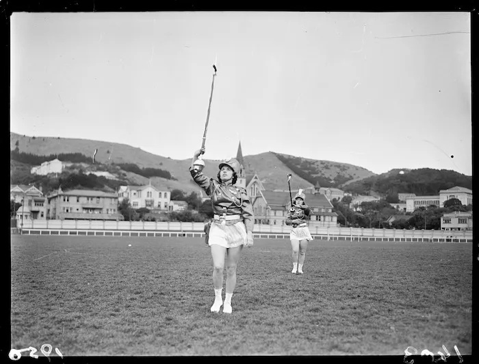 Auckland Majorettes marching team