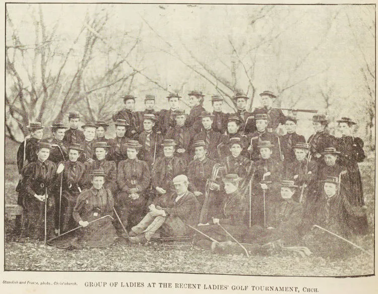 Group of ladies at the recent Ladies' Golf Tournament, Christchurch