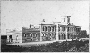 Image: Queen Street Railway Station, Auckland Central, 1887