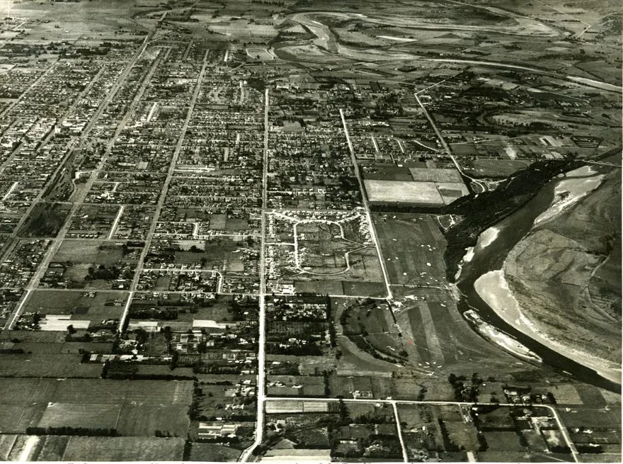 Aerial view of Palmerston North
