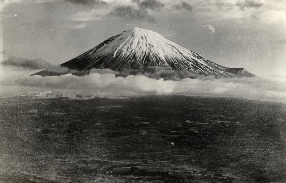 Military Service, World War II; Japan; Fujiyama.