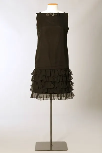 Milady Styles mod flapper little black dress, 1960s