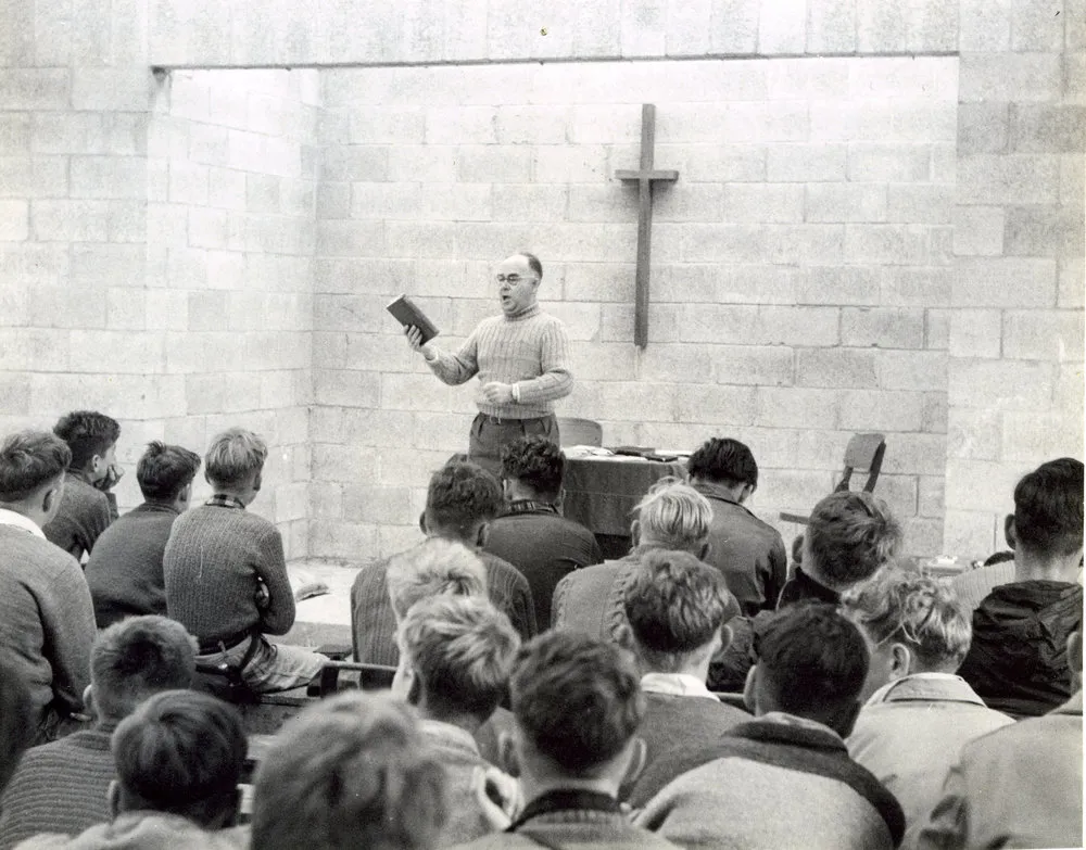 Archie Huston at Reese Camp