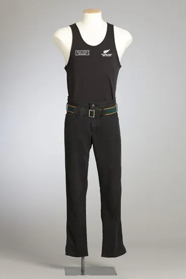 Image: New Zealand shearing championship uniform