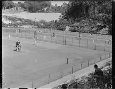 Image: Central Park tennis courts