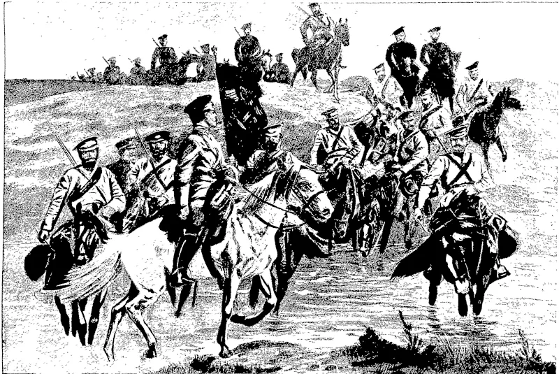 THE RUSSO-JAPANESE "WAR: RUSSIAN CAVALRY ON THE MARCH IN MANCHURIA. (Otago Witness, 06 April 1904)