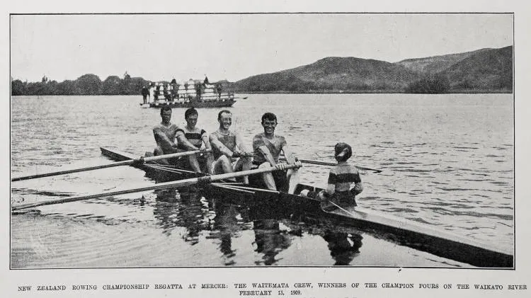 New Zealand Rowing Championship Regatta at Mercer