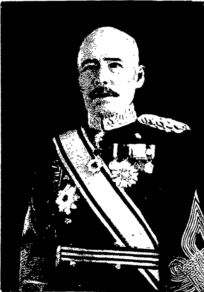 BARON" KUROKI,  Id command of the First Japanese- Army Corps,  (From the Illustrated London News.) (Otago Witness, 03 August 1904)