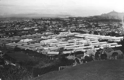 U.S. Naval Mobile Hospital #4, Remuera Road, final and complete construction.