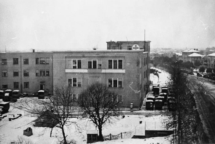 James G Brown, fl 1945 (Photographer) : 1 NZ Mob casualty clearing station, Forli, Italy