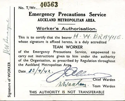 Emergency Precautions Service