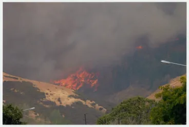 Image: Port Hills Fires, February 2017