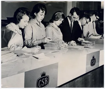 Image: Decimal currency conversion at Canterbury Savings Bank