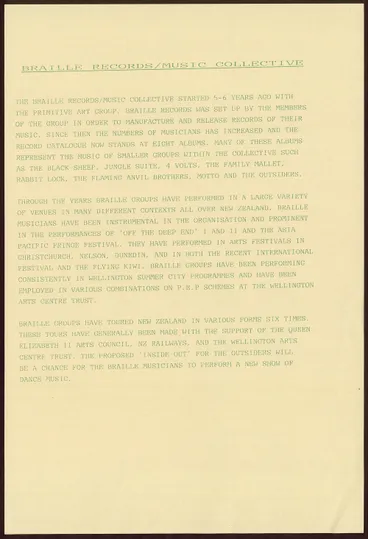 Image: Braille Records / Music Collective.