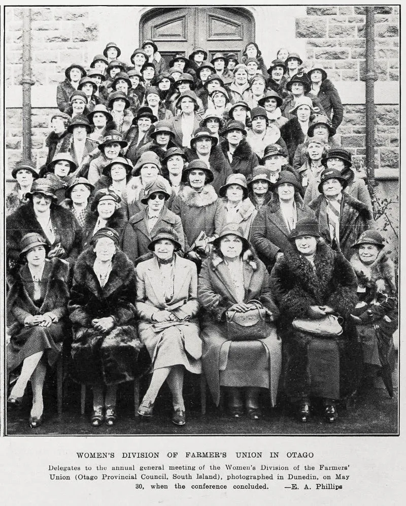 Women's division of Farmer's Union Otago