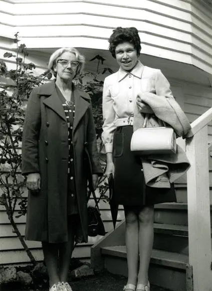 Alice Bush and Margaret Sparrow