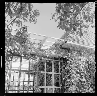 Image: Entrance pergola, Katherine Mansfield Memorial Garden, Thorndon, Wellington