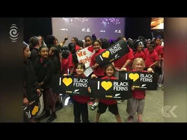 Image: Heroine's welcome for Black Ferns' World Cup win
