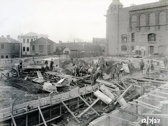 Foundation Work - Dunedin Town Hall