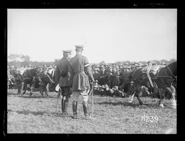 Image: Sir Douglas Haig and General Godley at the Anzac Horse Show, World War I
