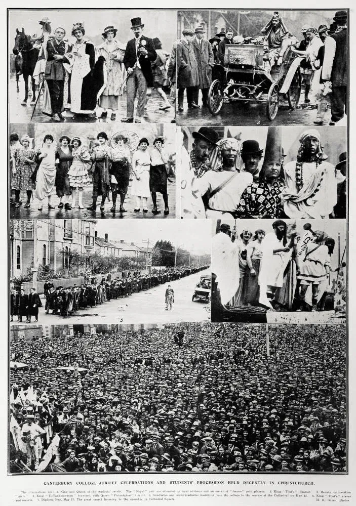 Canterbury College Jubilee Celebrations And Students' Procession Held Recently In Christchurch