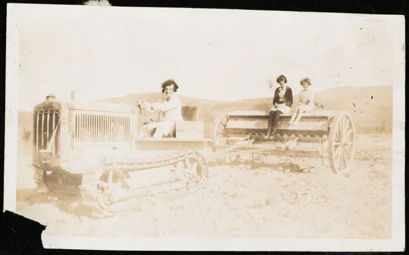 Villa Girls and Tractor