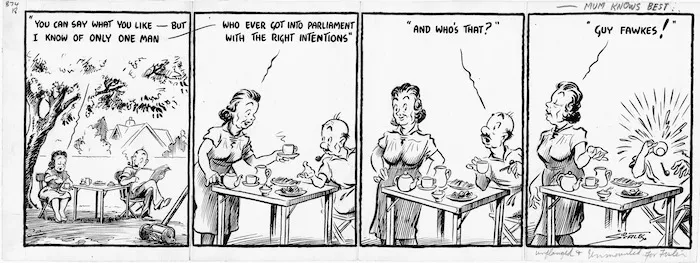 Scales, Sydney Ernest, 1916-2003 :Mum knows best [1947]