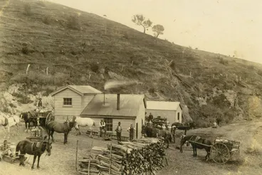 Image: Taieri and Peninsula Milk Supply Company. Otakau Skimming Factory, circa 1896 to 1905