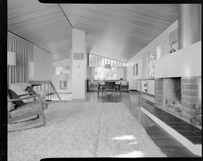 Harding house, interior