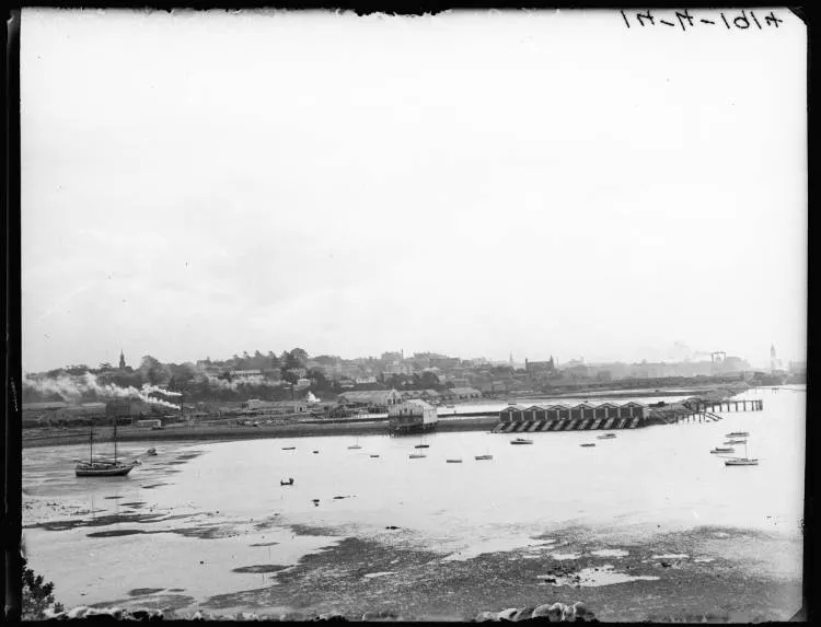 Mechanics Bay reclamation, Parnell, 1914