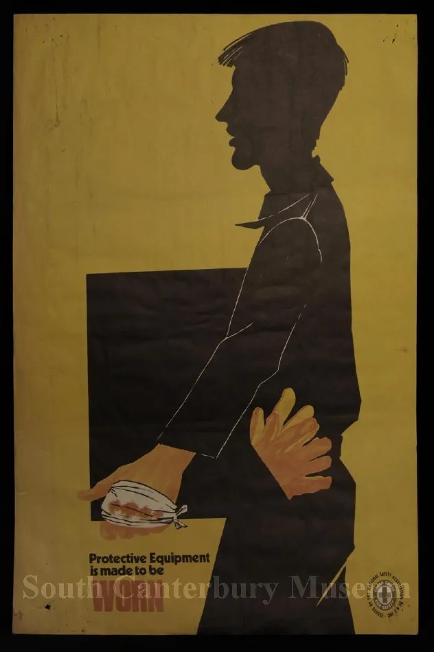Protective equipment is made to be worn [National Safety Association of NZ safety poster] Poster