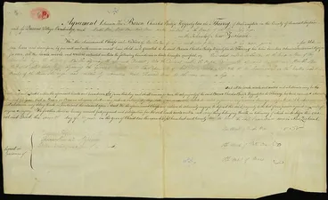 Charles De Thierry Deed of Purchase, 1822 Image: Charles De Thierry Deed of Purchase, 1822