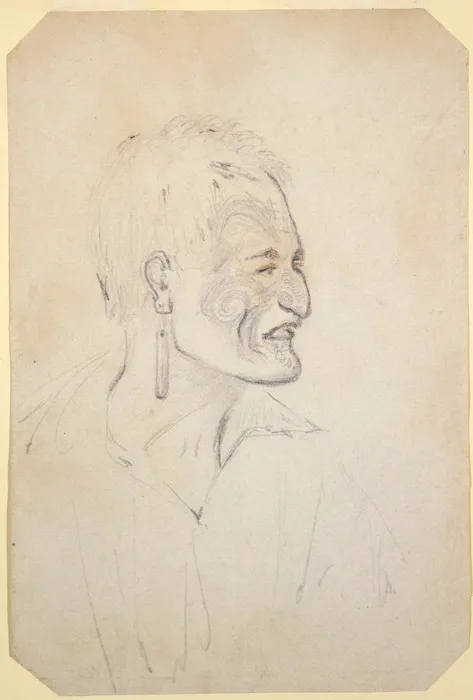 Heaphy, Charles, 1820-1881 :[Te Horeta Taniwha. ca 1850]