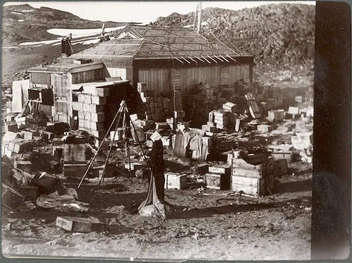 Shackleton's hut at Cape Royds, Ross Island, Antarctica