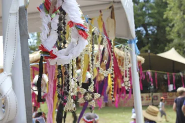 Traditional Tuvalu handicrafts, Pasifika Festival. Image: Traditional Tuvalu handicrafts, Pasifika Festival.