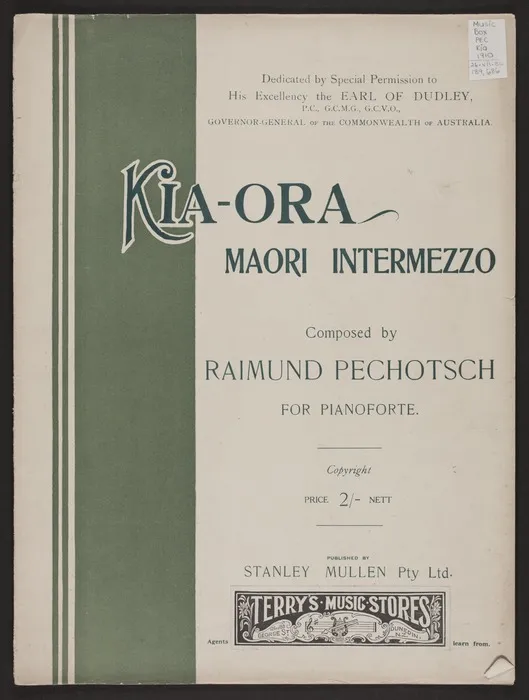 Kia-ora Māori intermezzo / composed by Raimund Pechotsch.
