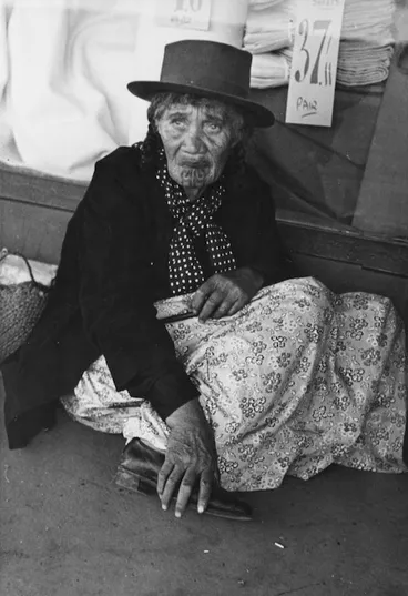 Image: Elderly Maori Woman, Te Awamutu