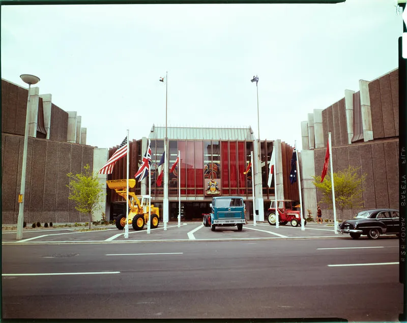 Film Transparency: International Harvester Company, conference at the Christchurch Town Hall