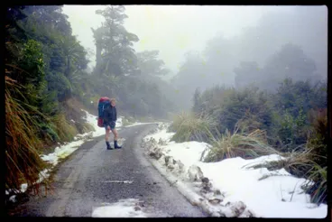 Winter trip to Maungapohatu, 1981 Image: Winter trip to Maungapohatu, 1981