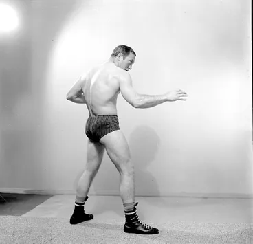 Image: Tiger Taylor, wrestler.