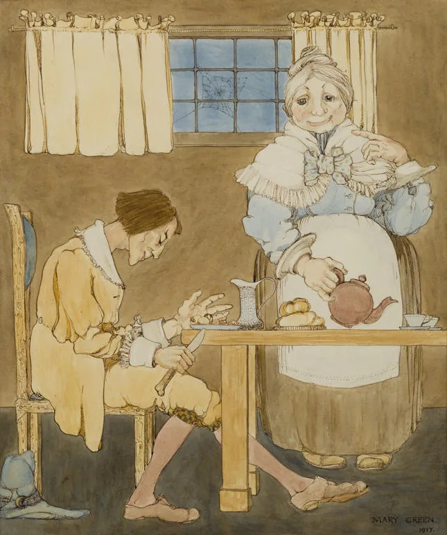 Jack Spratt and his Wife